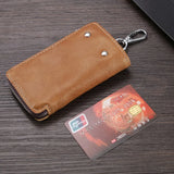 Etaofun Retro Leather Key Holder for Men Women, Keys Case