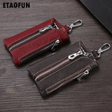 Etaofun Retro Leather Key Holder for Men & Women