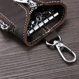 Etaofun Retro Leather Key Holder for Men & Women