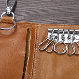 Etaofun Retro Leather Key Holder for Men Women, Keys Case