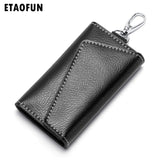 Etaofun Men's Leather Housekeeper, Retro Vintage Key Holder