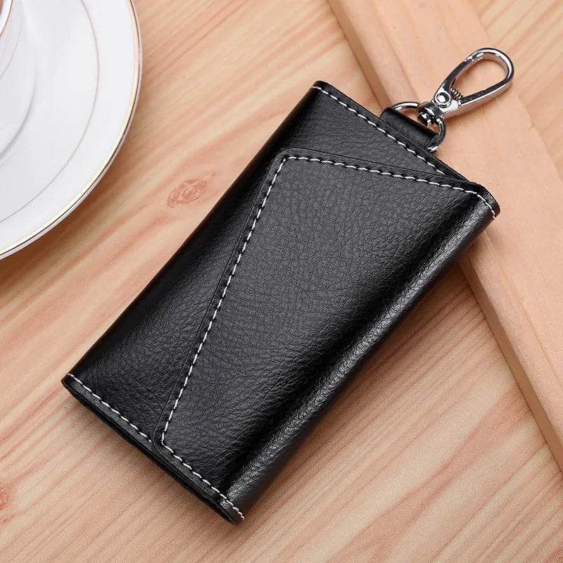 Etaofun Men's Leather Housekeeper, Retro Vintage Key Holder