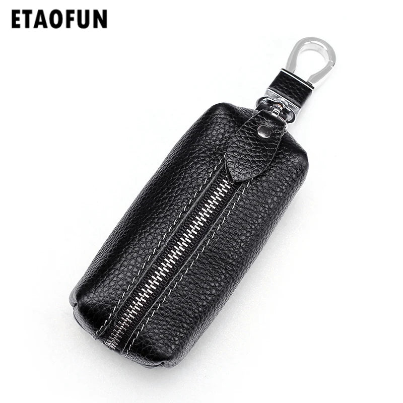 Etaofun Men's Vintage Leather Key Holder, Women's Key Case