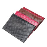 Etaofun Snake Patterned PU Leather Passport Holder, Retro Unique Cover