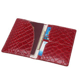 Etaofun Snake Patterned PU Leather Passport Holder, Retro Unique Cover