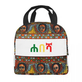 Ethiopian Habesha Lunch Bag Women Portable Tote for School
