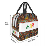 Ethiopian Habesha Lunch Bag Women Portable Tote for School