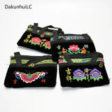 Ethnic Embroidered Bag Women Men Vintage Embroidery Waist Packs Shoulder Bag