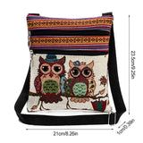 Ethnic Style Shoulder Bag Large Capacity Polyester Printing Crossbody Bags Cellp