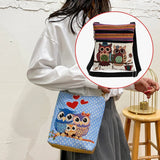 Ethnic Style Shoulder Bag Large Capacity Polyester Printing Crossbody Bags Cellp