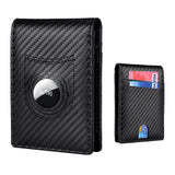 Men's Carbon Fiber Wallet with Airtag Pocket