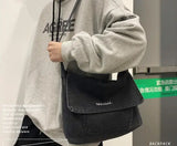 Europe & US Denim Bag Canvas Shoulder Handbag