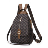 Pu Leather Backpack Female Student Schoolbag Large Capacity