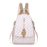 Pu Leather Backpack Female Student Schoolbag Large Capacity