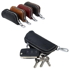 European/American Style Leather Key Wallet Unisex Key Holder