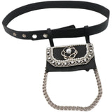 European Mini Waist Packs For Women PU Leather Waist Belt