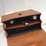 European Style Square PU Leather Handbag with Chain Shoulder Strap