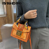 European Style Women's Square Bag Rivet Shoulder Handbag