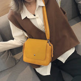 European Women's PU Leather Tote Shoulder Crossbody Bags