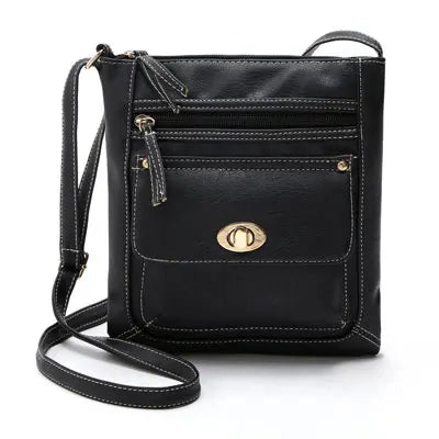 European Style Women Messenger Bags Portable Button Ladies Crossbody Shoulder Ba