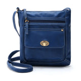 European Style Women Messenger Bags Portable Button Ladies Crossbody Shoulder Ba