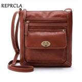 European Style Women Messenger Bags Portable Button Ladies Crossbody Shoulder Ba