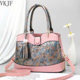 European Pattern Female Bag Tote Handbag Large Capacity Shoulder Bag