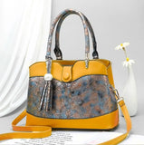 European Pattern Female Bag Tote Handbag Large Capacity Shoulder Bag