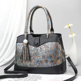 European Pattern Female Bag Tote Handbag Large Capacity Shoulder Bag