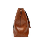 Vintage Oilskin Ladies Shoulder Bag Large Capacity Multi-function Handbag