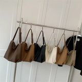 European Style Women Large Capacity Leather Shoulder Bag