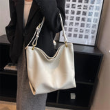 European Style Women Large Capacity Leather Shoulder Bag