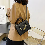 European Style Women's Shoulder Bag Solid Pu Leather Ladies Handbags