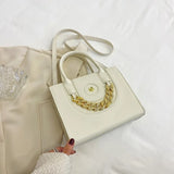 European Style Women's Shoulder Bag Solid Pu Leather Ladies Handbags