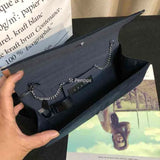 Suede Dinner Clutch Bag for Women