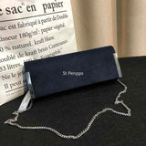 Suede Dinner Clutch Bag for Women