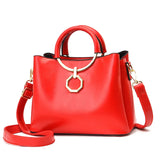 European & American Temperament Handbag Women Autumn 2021 New Large Capacity Pu