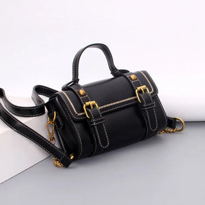 Vintage Leather Shoulder Bag Handcrafted with Top Grain Leather