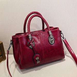 Retro Women's Shoulder Handbag Autumn Winter Messenger Bag