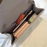 Sequins PU Leather Clutch Bag Magnetic Buckle Glitter Party Dinner