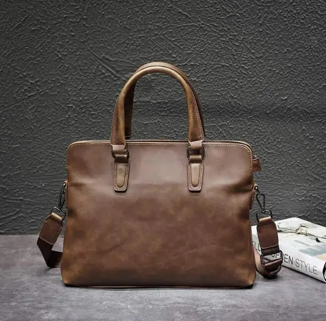 PU Leather Shoulder Bag Messenger Bag Business Bag Briefcase