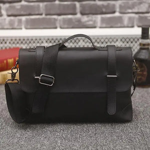 Men's Casual Retro Briefcase Shoulder Bag Backpack