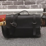 Men's Casual Retro Briefcase Shoulder Bag Backpack