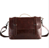 Men's Casual Retro Briefcase Shoulder Bag Backpack