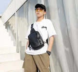 Men's Sports Chest Bag Casual Waist Bag Shoulder Bag