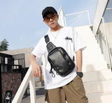 Men's Sports Chest Bag Casual Waist Bag Shoulder Bag