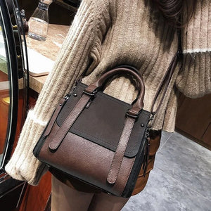 High Matte PU Leather Shoulder Bag for Women