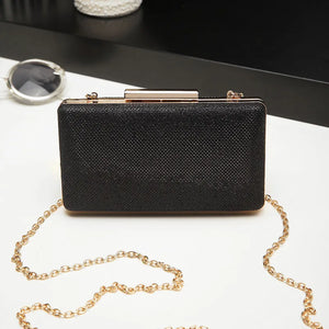 Evening Party Chain Shoulder Bag Clutch Box Bag Handbag