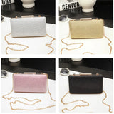 Evening Party Chain Shoulder Bag Clutch Box Bag Handbag