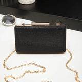 Evening Party Chain Shoulder Bag Clutch Box Bag Handbag